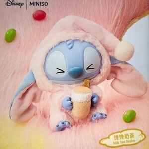 NIB Disney Miniso Stitch Plush Bag Charm